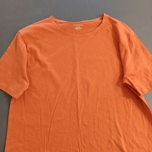 NO BOUNDARIES Mens Orange extra long short sleeves tshirt NEW